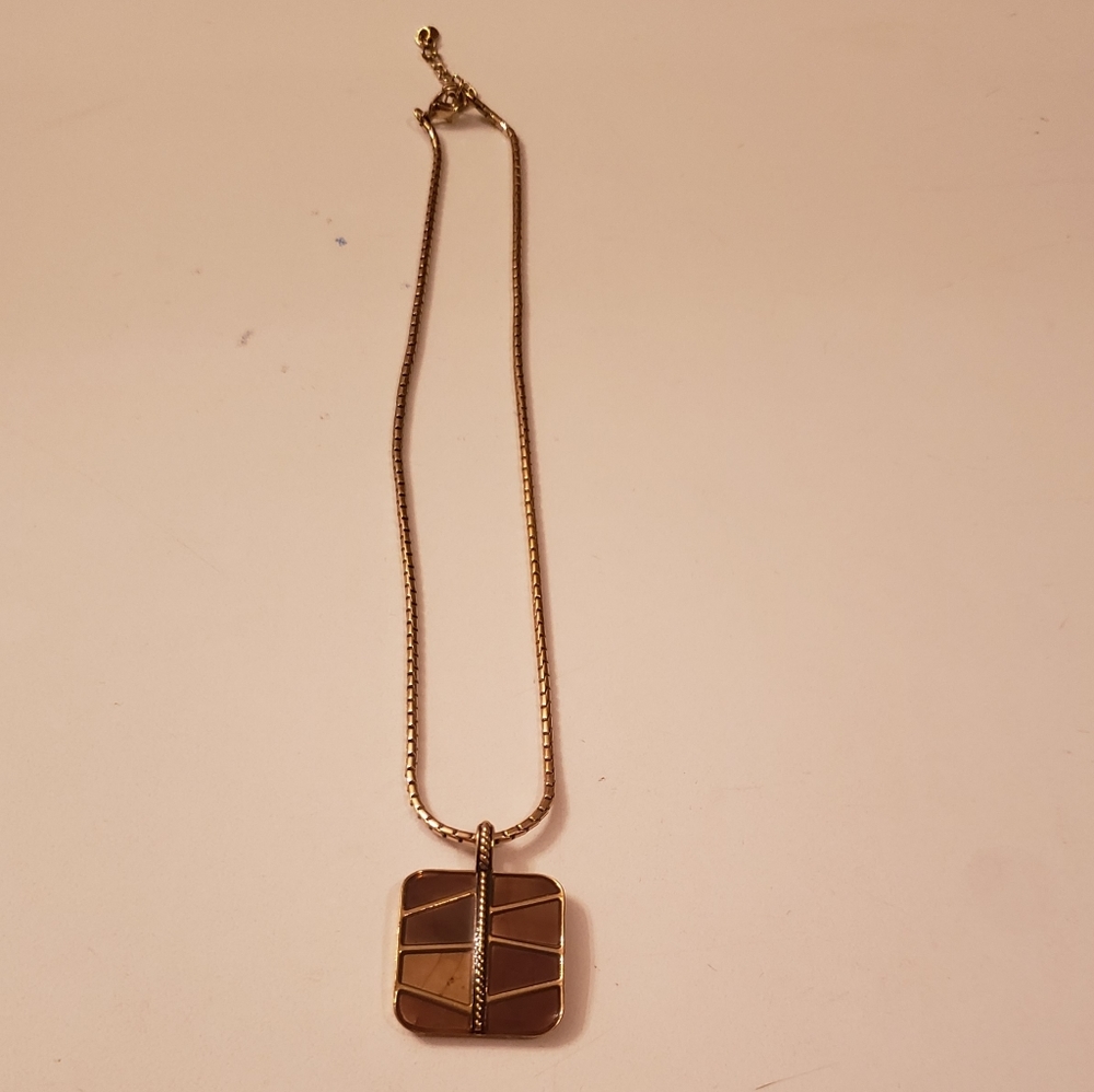 Monet 16 inches gold plated necklace